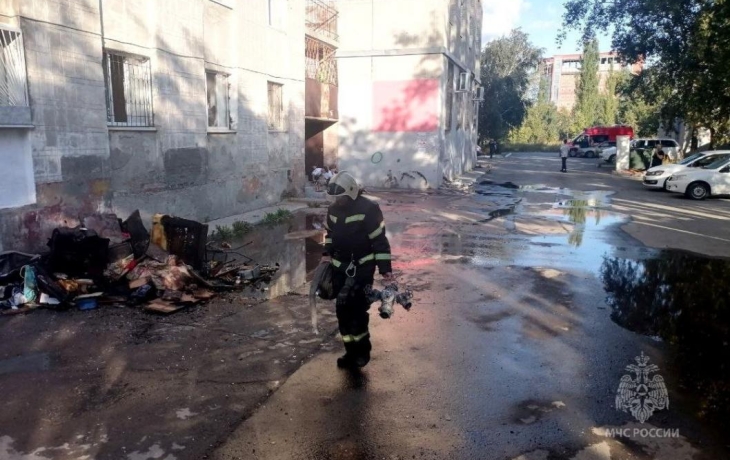 В Тюмени в пожаре на ул. Республики сгорел человек