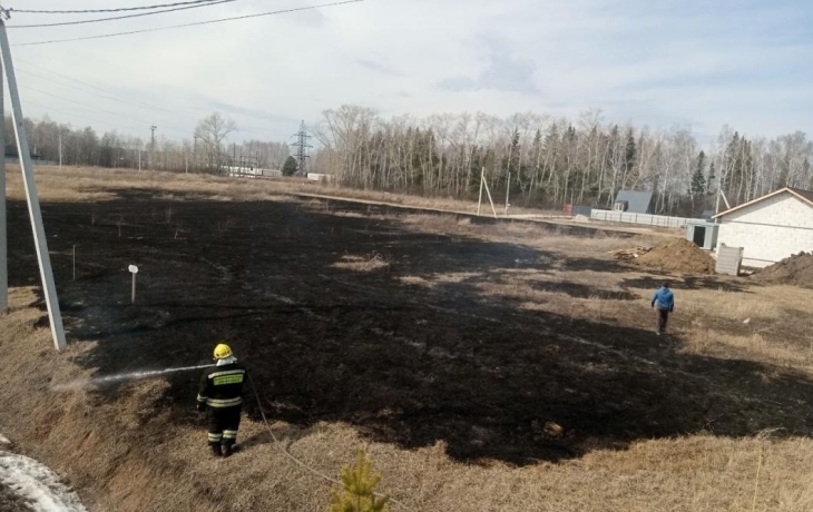 За сутки в Тюменской области потушили 2  ландшафтных пожара
