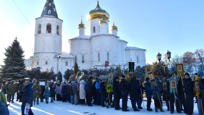 Крестный ход в Тюмени.