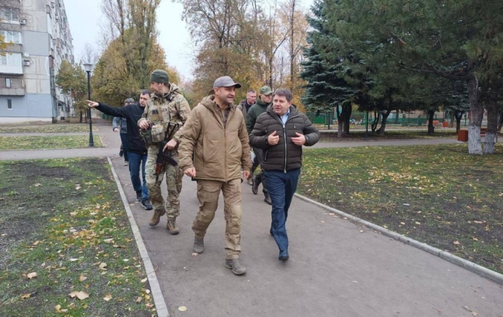 Артем Жога посетил подшефные территории Донбасса, которые восстанавливают регионы УФО
