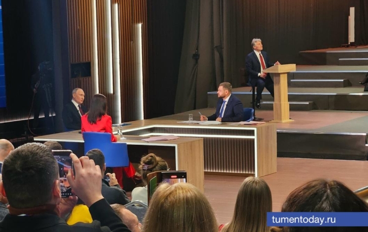 За первый час прямой линии Владимир Путин вызвал Запад на дуэль