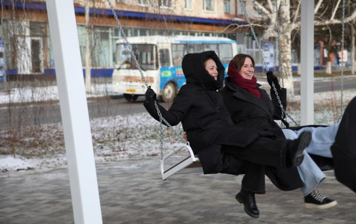 В Заводоуковске открыли Центральную площадь после благоустройства