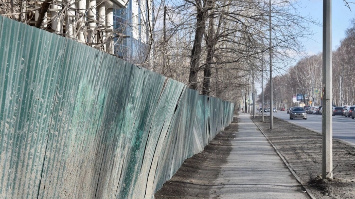 Тротуары в Тюмени.