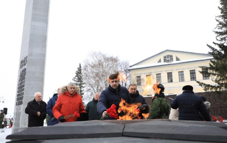 В годовщину Сталинградской битвы в Тюмени состоялся митинг