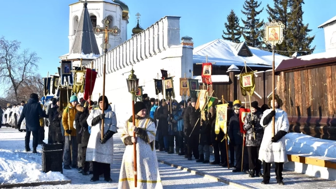 Крестный ход в Тюмени.