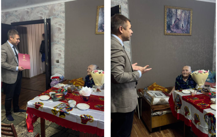 Тюменской участнице трудового фронта исполнилось 100 лет