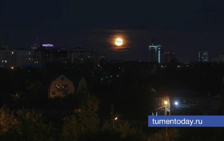 В ночь с 5 на 6 ноября тюменцы смогут увидеть суперлуние