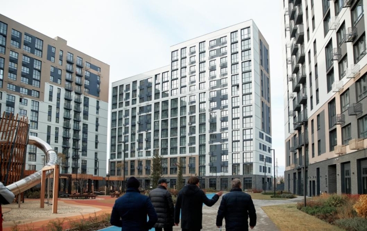 Глава Тюмени оценил ход строительства жилого комплекса на Московском тракте