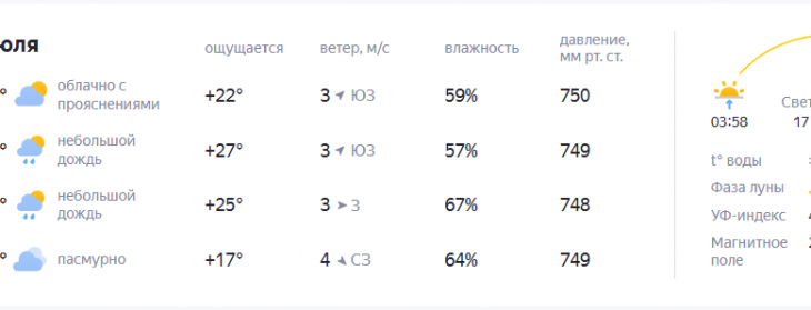 Грозы, ветер и туман ждут тюменцев 10 июля