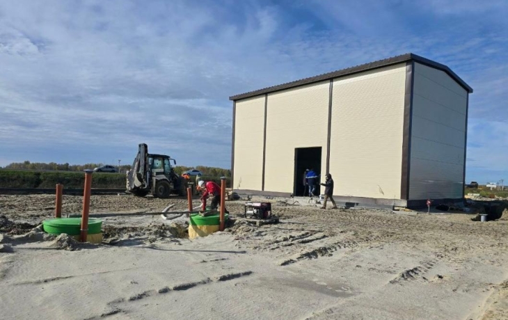 В Тюменском округе завершилось строительство подземной части канализационной станции