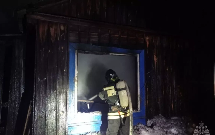 В тюменской деревне на пожаре погиб человек