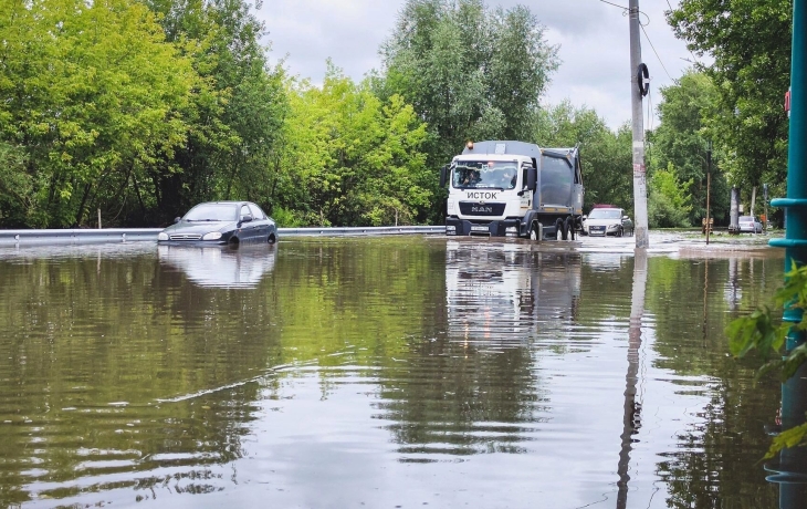 Зарека под водой: на Тюмень вновь обрушилась непогода