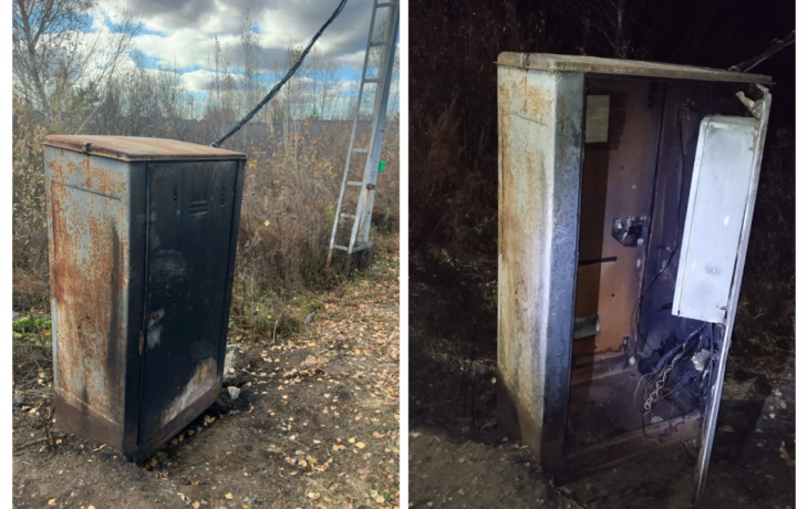 Курганские школьники подожгли релейный шкаф ради вознаграждения