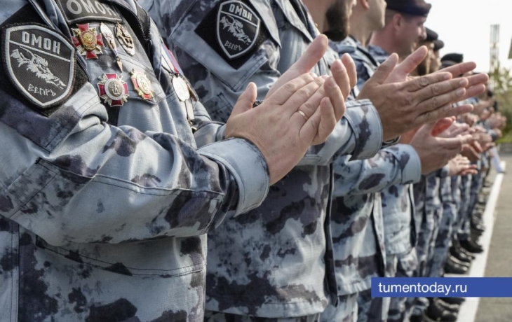 Тюменский ОМОН отметил 34-ю годовщину со дня образования