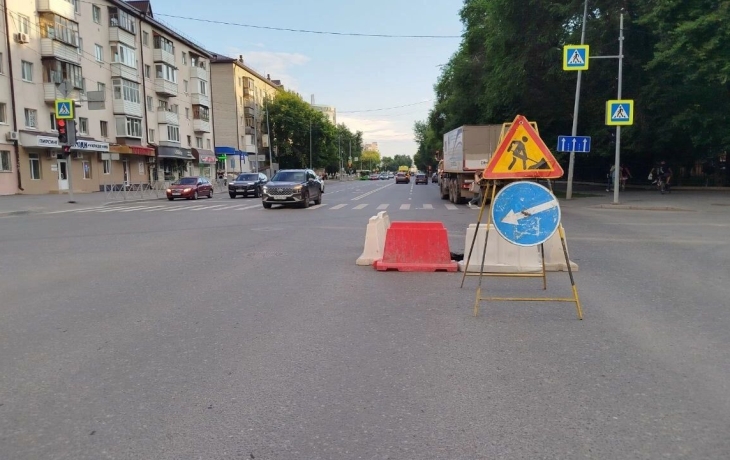 В центре Тюмени ограничили проезд на оживленном участке