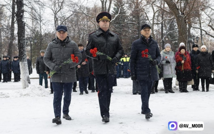 В Тюмени почтили память погибших сотрудников органов правопорядка